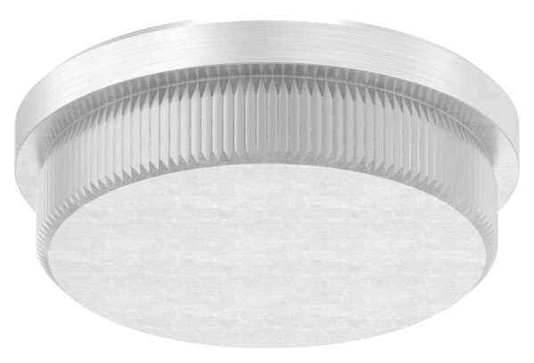 Endkappe Edelstahl V2A fuer Rohr Ø 42-4x2-0 mm flach zum Einschlagen mit Raendelung-11-5005.4
