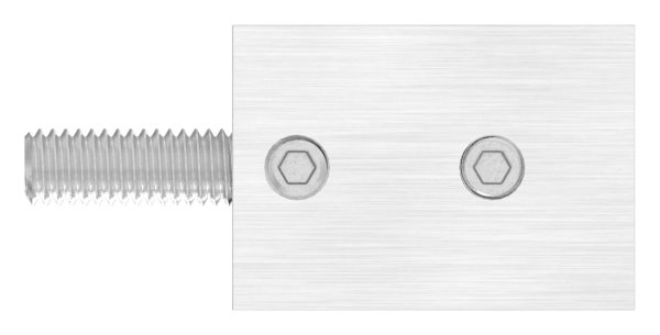 Support de barre transversale carré avec trou de bore 12x12 mm et f