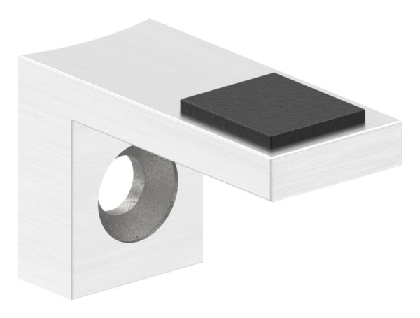 Halteboden fuer Glas Anschluss Ø 60-3 mm - Edelstahl V2A-10-5308-4-2.10