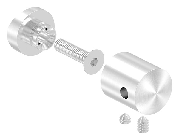 Seilhalter fuer Zwischenpfosten - Fuer Seil Ø 4 mm - Anschluss Ø 42-4 mm - V2A-11-2852.4