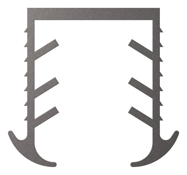 Joint à coin verre 16,76 - 17,52mm, pour rainure 27 x 30mm, longueur 3m, EPDM