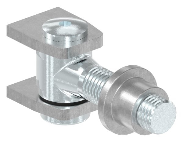 Charnière M18 | réglable | soudable | acier (brut) S235JR