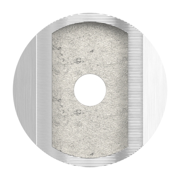 Sellette à coller pour tube rond Ø 33,7x2,0 mm V2A