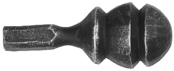 Gelaenderkugel Stahl roh 25x25 mm- 180x65 mm-88.112600
