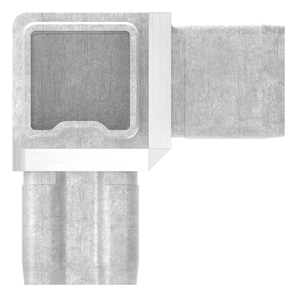 3-Wege-Eckverbinder V4A fuer Rohr 30x30x2 mm Steckbar-88.1110143030