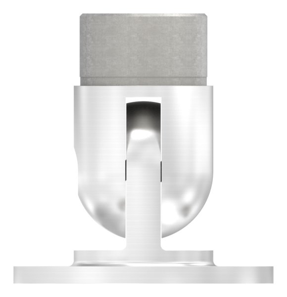 Support mural flexible, pour tube rond Ø 48,3x2,0 mm V2A