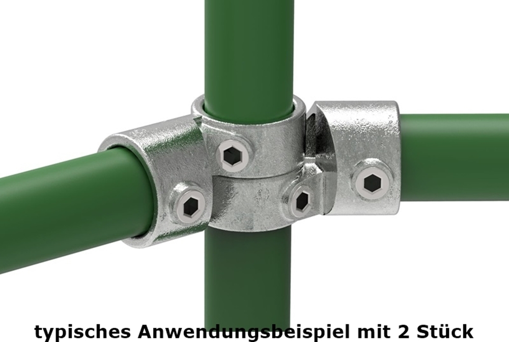 Rohrverbinder - Winkelgelenk verstellbar - 1 Stueck - 148A27 - 26-9 mm - 3-4- - Feuerverzinkt u. Elektrogalvanisiert-148A27