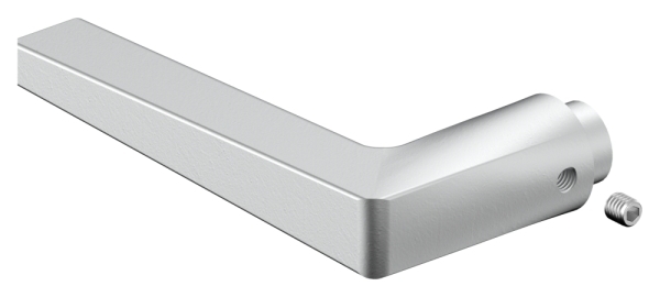 Poignée de porte droite en aluminium
