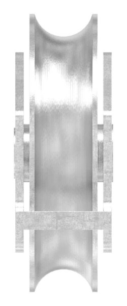 Rouleau pour portail coulissant, Ø 98mm, V2A