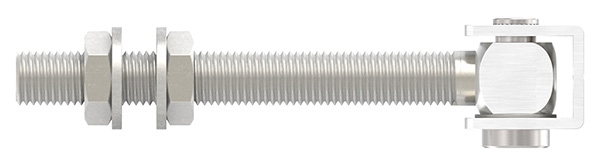Charnière M16 à filetage long V2A