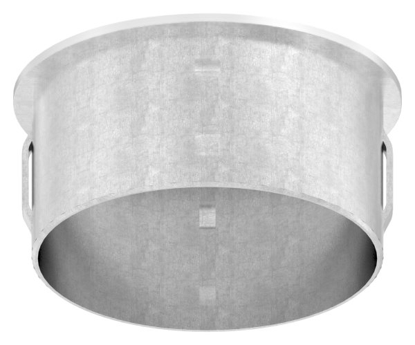 Rohrstopfen fuer Ø 60-3x2-0-2-5 mm leicht gewoelbt zum Einschlagen V4A-11-4109.1
