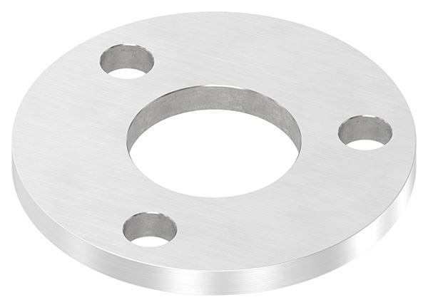 Ankerplatte Ø 100 x 8mm- mit Laengsschliff- V4A-88-1154106-V4A.8