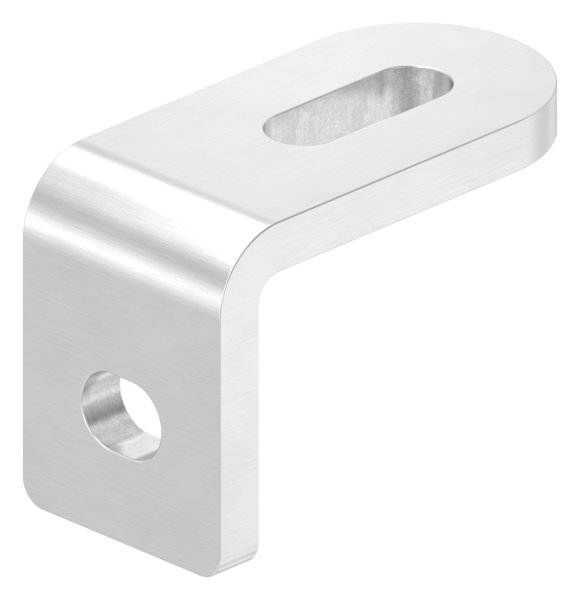 Winkel-Anschweisslasche Edelstahl V2A 60x40x30x6 mm mit Langloch-88-1154111-240G.90