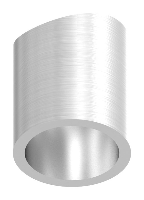 Distanzhuelse Edelstahl V2A L 20 mm fuer Rohr Ø 42-4 mm einseitig ausgefraest-88-1150132.DH20