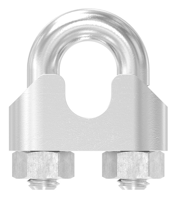 Pince pour câble d'acier | pour câble Ø : 8 mm | filetage : M6 | V4A