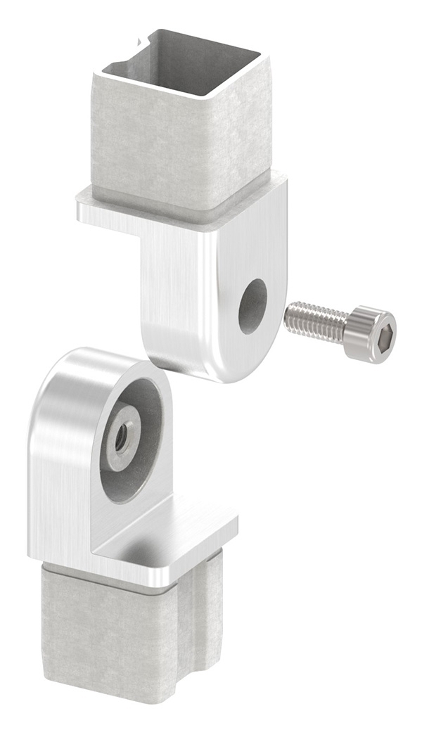 Joint de raccordement pour tuyau 30x30x2mm, V4A