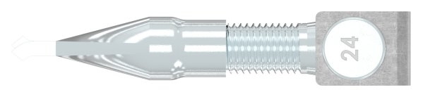 Charnière de portail M24 | réglable | à encastrer | acier (brut) S235JR
