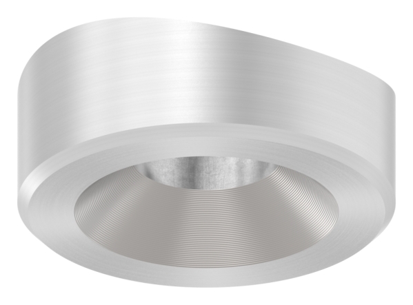 Pièce de compensation pour tube 48.3mm, Ø 18mm, avec fraisage 7mm, V2A