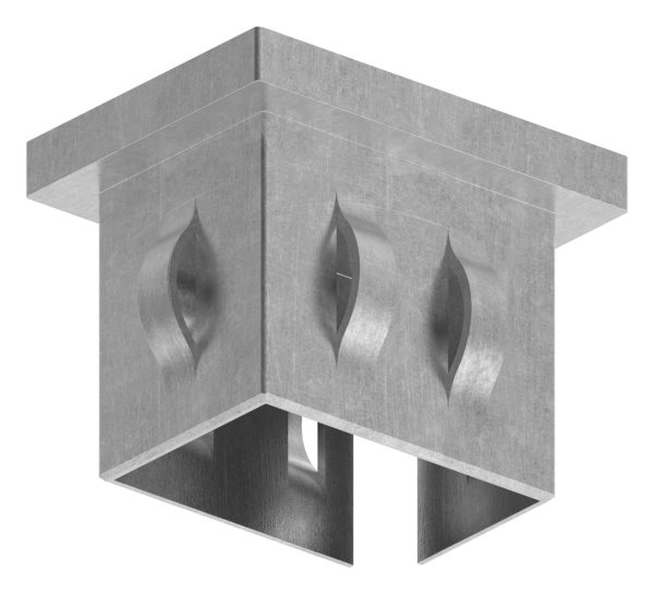 Capuchon d'impact en acier, pour tube rectangulaire 40x30mm
