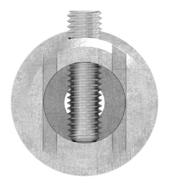 Pièce de raccordement 90° pour tube rond Ø 33.7x2.0 mm V2A