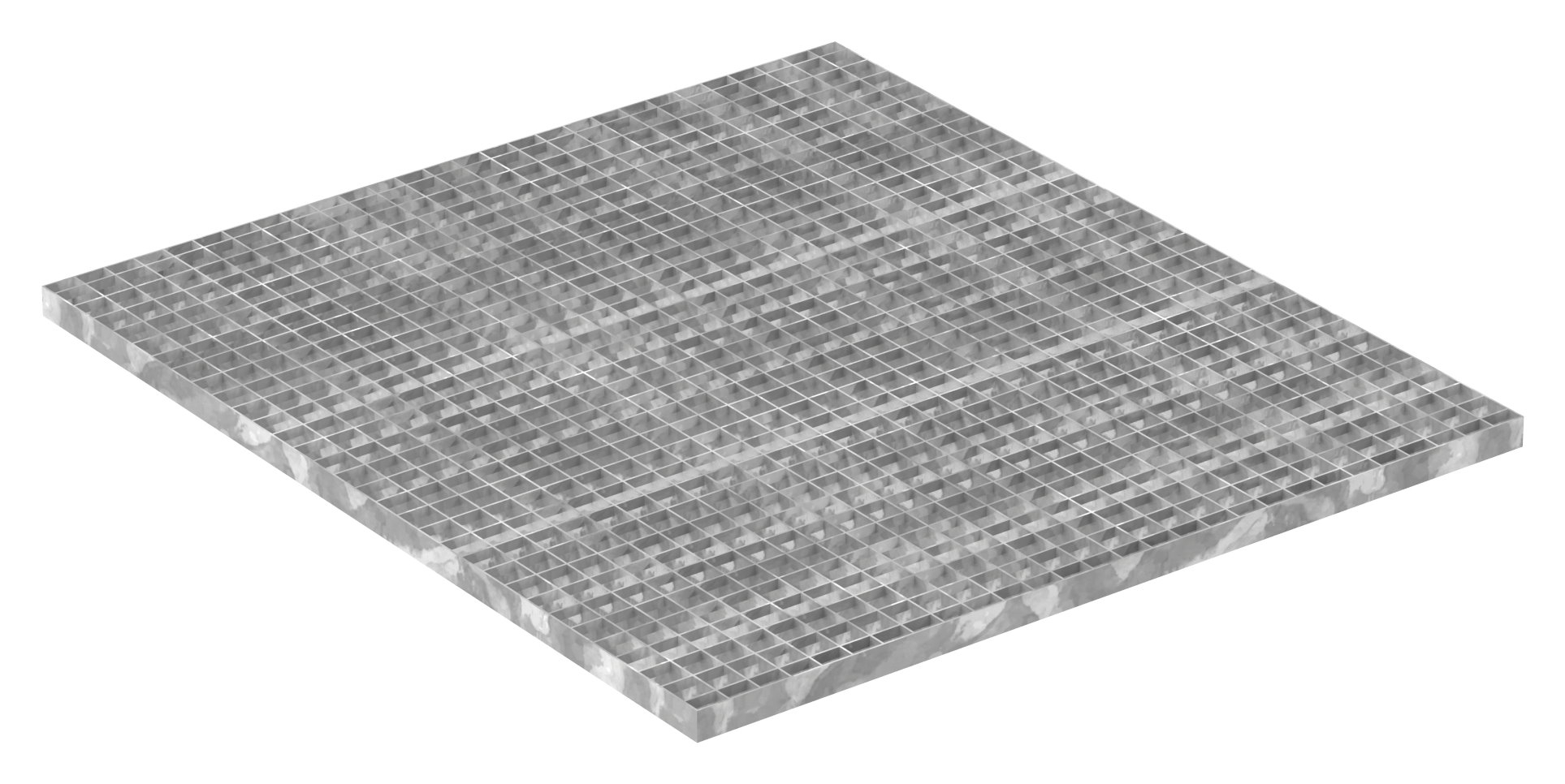 Industrie-Gitterrost - Masse- 1000x900 mm; 30-30 mm; 30-2 mm - S235JR -St37-2- im Vollbad feuerverzinkt-21-1009030302.7