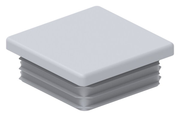 Capuchon plastique pour tube carré 50x50mm