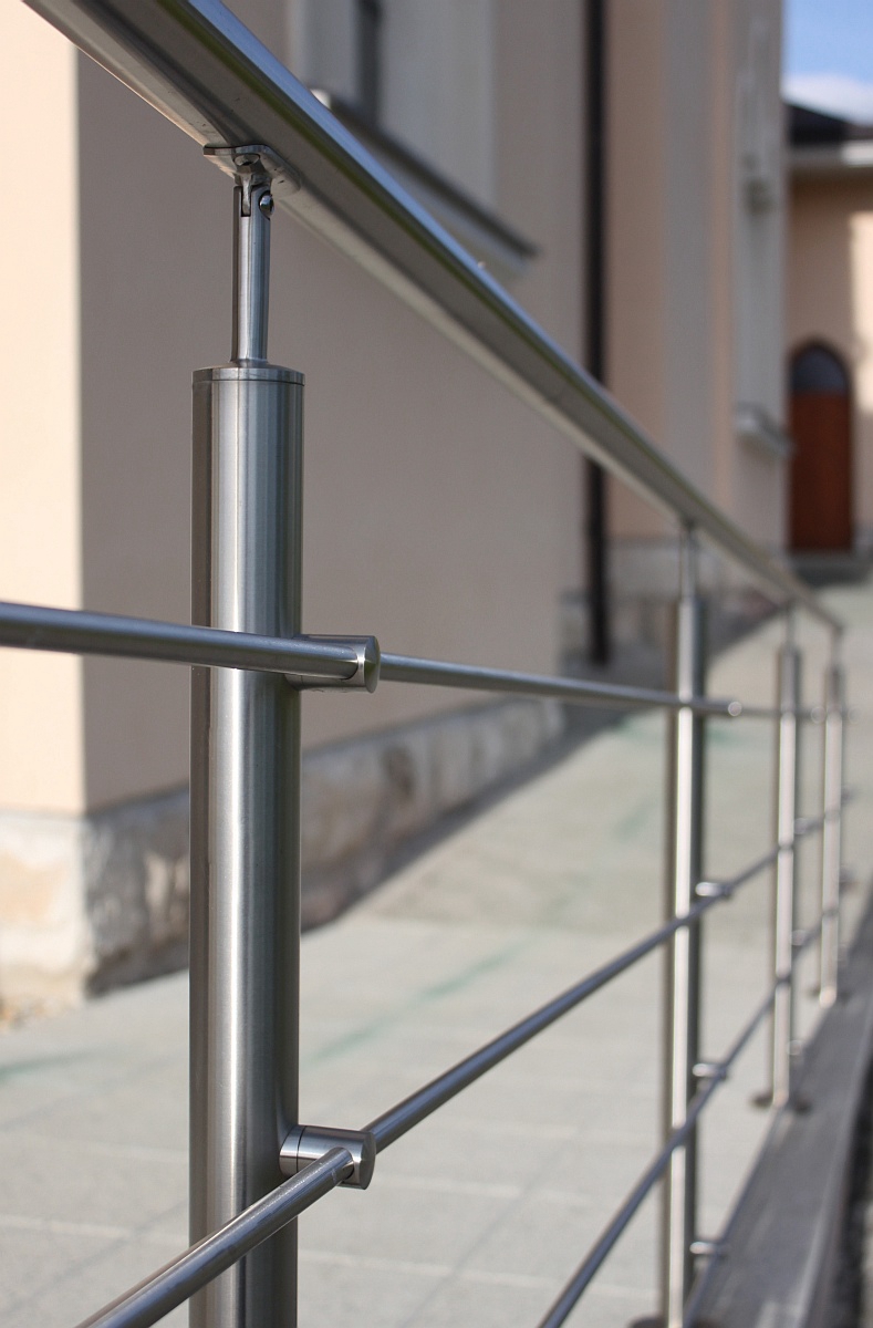 Support de barre transversale Ø 22 mm | connexion : 42,4 mm | avec trou : 10,2 mm | V2A