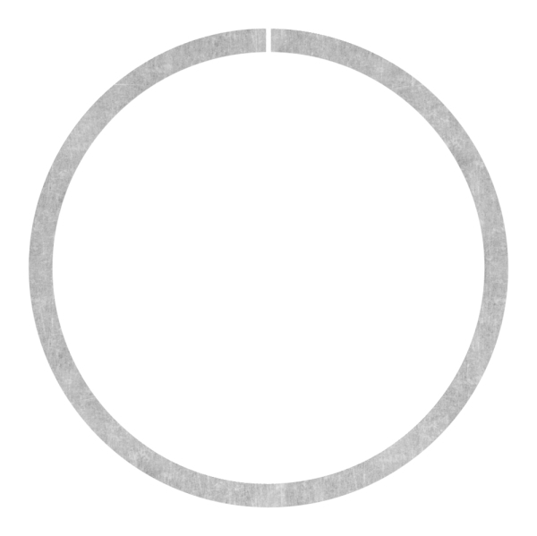 Anneau 12x5mm ; diamètre extérieur 100mm