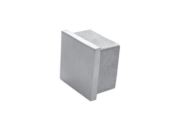 Capuchon d'insertion pour collage pour tube 40x40x3,0 mm V2A