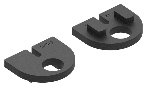 Gummieinlage Gummi fuer Glas 8-00 mm fuer Glasklemme Mod- 28-88-112808.GU