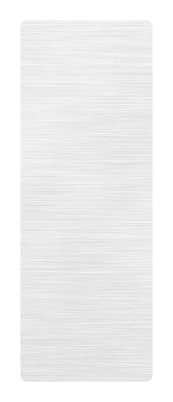 Embout | pour garde-corps tout verre | dimensions : 110.5x40.5x1.5 mm | aluminium
