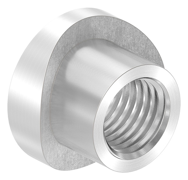 Manchon à souder pour charnière de porte M16 / 48,3mm