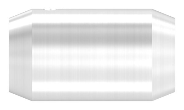 Connecteur 20mm avec filetage M10 et trou 14mm
