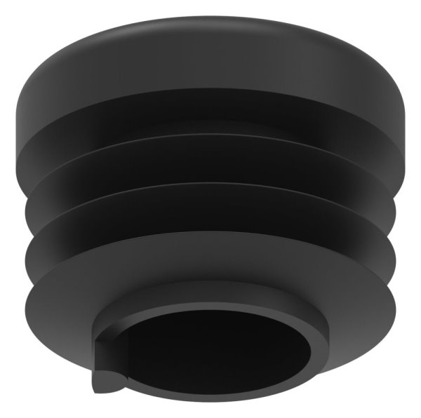 Capuchon en plastique pour tube rond 21.3mm