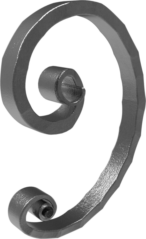Maître baroque | Dimensions : 105x145 mm | Matériau : 16x8 mm | Acier S235JR, brut
