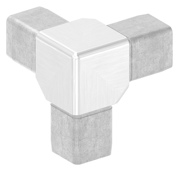 Connecteur pour tube 25x25x2mm, V4A