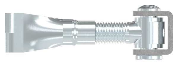 Charnière de portail M24 | réglable | à encastrer | acier (brut) S235JR