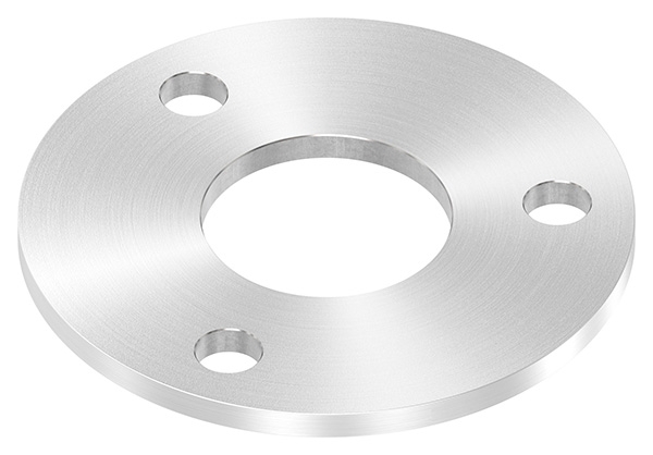 Ankerplatte Masse- 120x6 mm Rundschliff und Mittelbohrung V2A-11-2267R.4