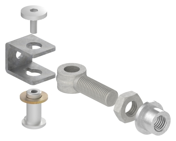 Torband M14 verstellbar schweissbar Stahl -roh- S235JR-30-3504.8