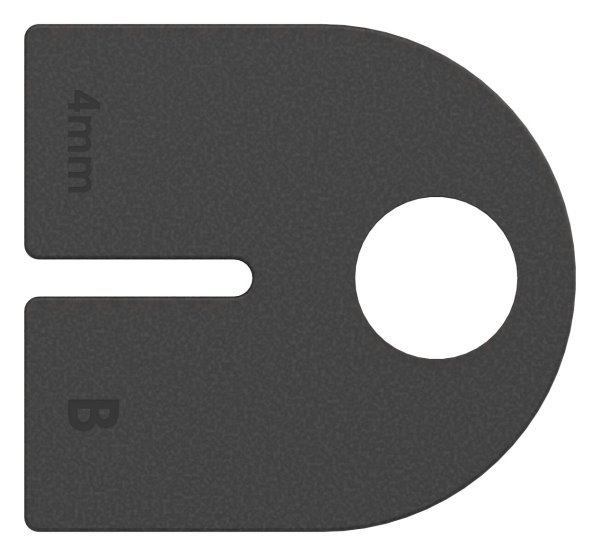 1 Paar Gummis zu Glasklemme 63x45x30 mm AbZ fuer 4 mm Blech-10-2420ABZ.0