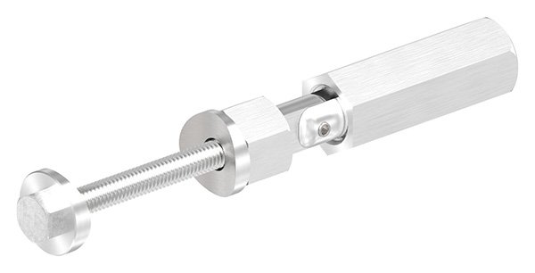 Gewindeterminal mit Gelenk - Fuer Seil Ø 5 mm - zur Selbstmontage fuer Pfosten Ø 42-4 mm - V2A-11-2901.4