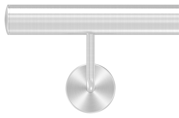 Handlauf montagefertig Laenge- 1200 mm Rundrohr- Ø 42-4 mm V2A-12-0101.4