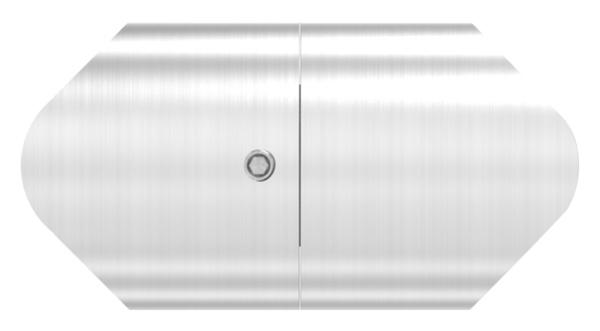 Rohrverbindungsstueck verstellbar fuer Rundrohr Ø 42-4 mm V2A-11-3342.4
