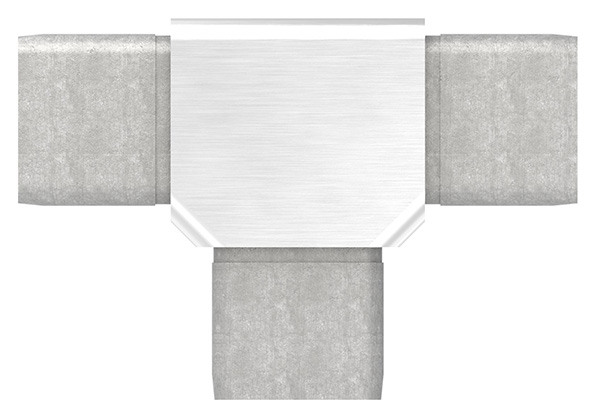 Connecteur pour tube 40x40x3mm, V4A