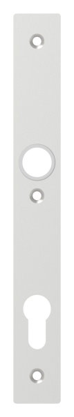 Enseigne longue cylindrique en aluminium | Dimensions : 30x245x10 mm | Forme : carrée | Aluminium EV1