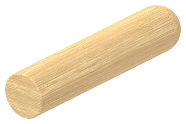 Holzhandlauf Esche Ø 42 mm Laenge 200 mm lackiert-88-11HHM.ES42