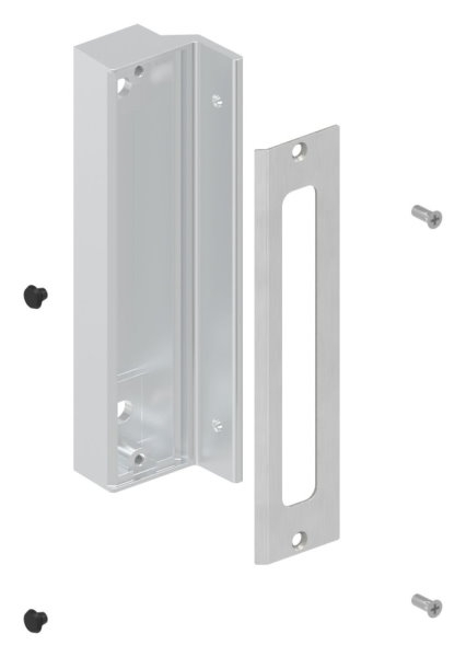 Anschlag fuer Gittertorschloss GTS 2- silber-88-1156703-ALU.SI