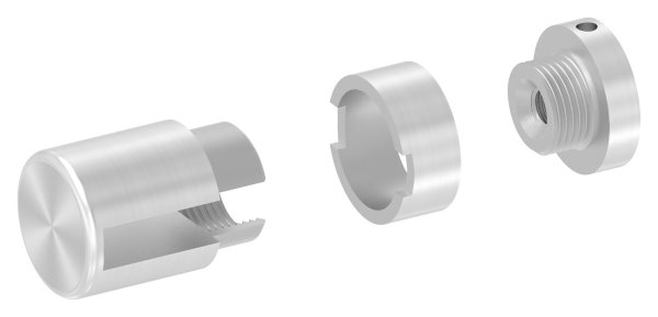 Support de base Brenk pour barres plates 30 x 8mm, V2A