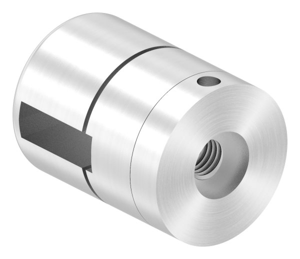 Support de base Brenk pour barre plate 20 x 6mm, V2A