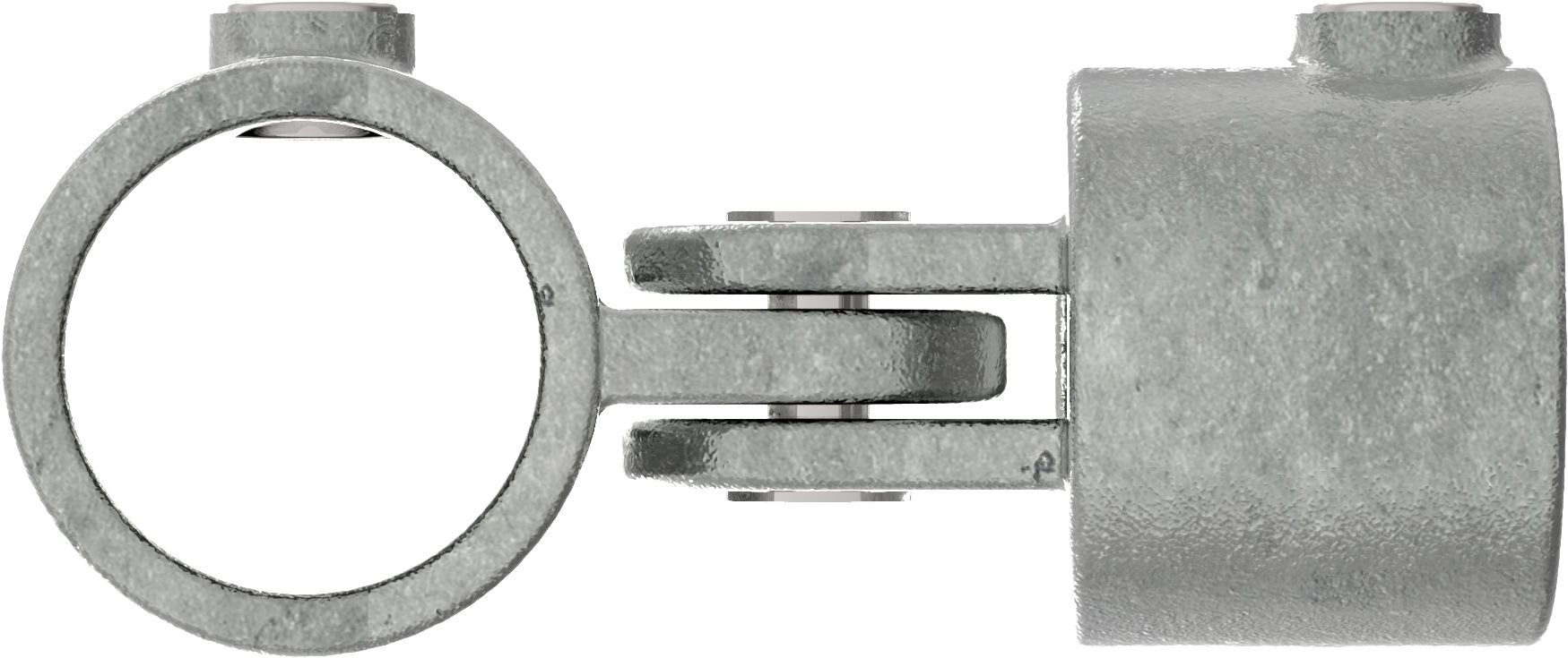Raccord de tube | Pièce de jonction simple | 173S17 | 17,2 mm | 3/8" | Fonte malléable et électrogalvanisée